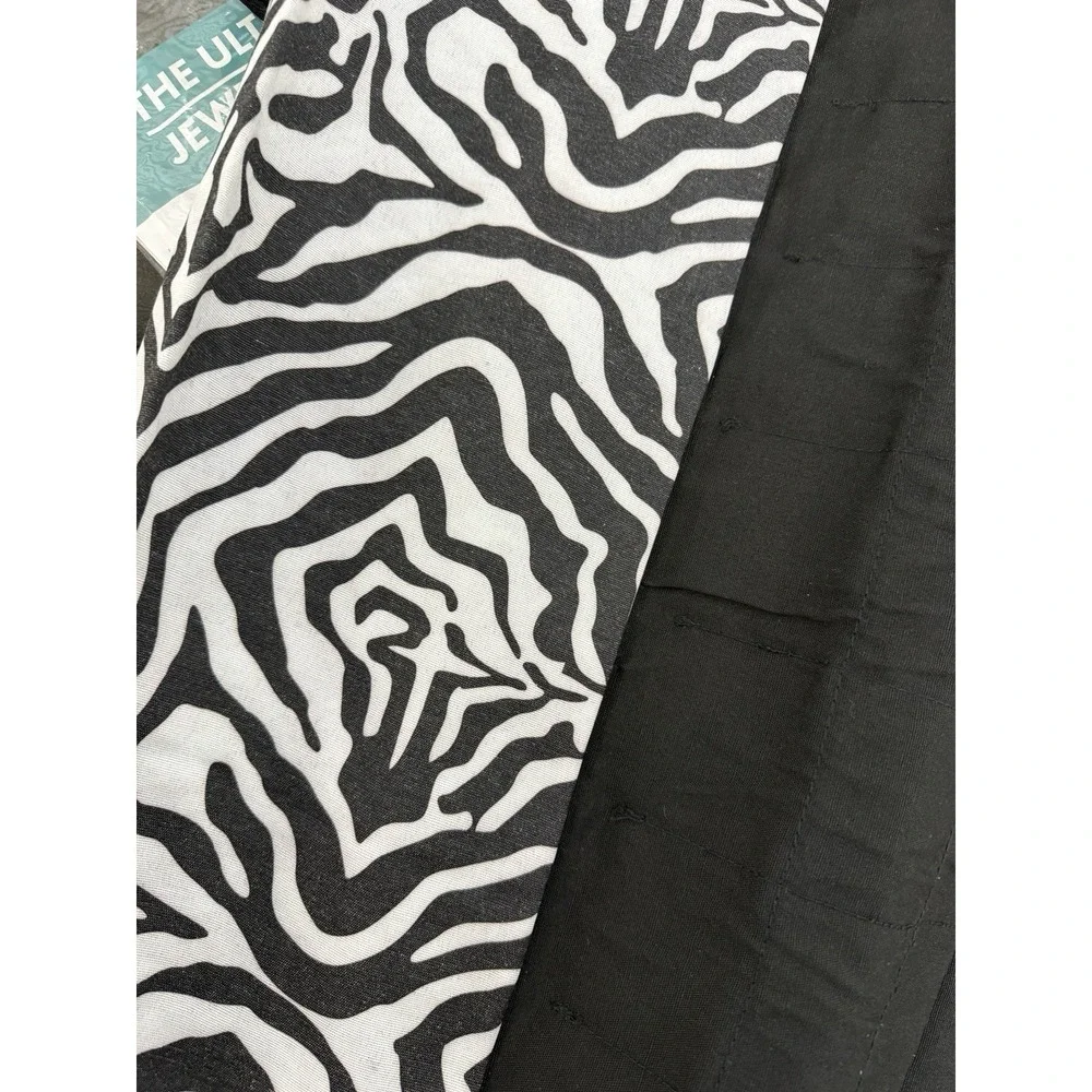 Donna Walsh Hanging Jewelry Organizer - Ultimate Jewelry Scroll- ZEBRA RARE FIND